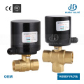 AC DC Service 220V/110V/24V Brass Water Shut-off 3 Way Electric Actuator Ball Valve